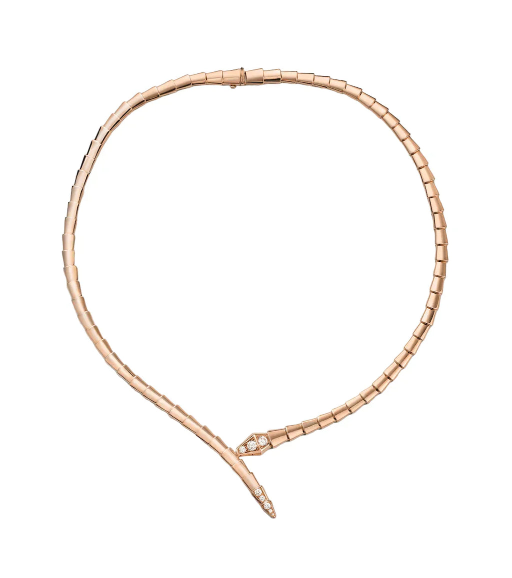 14ct Rose Gold Serpenti Necklace