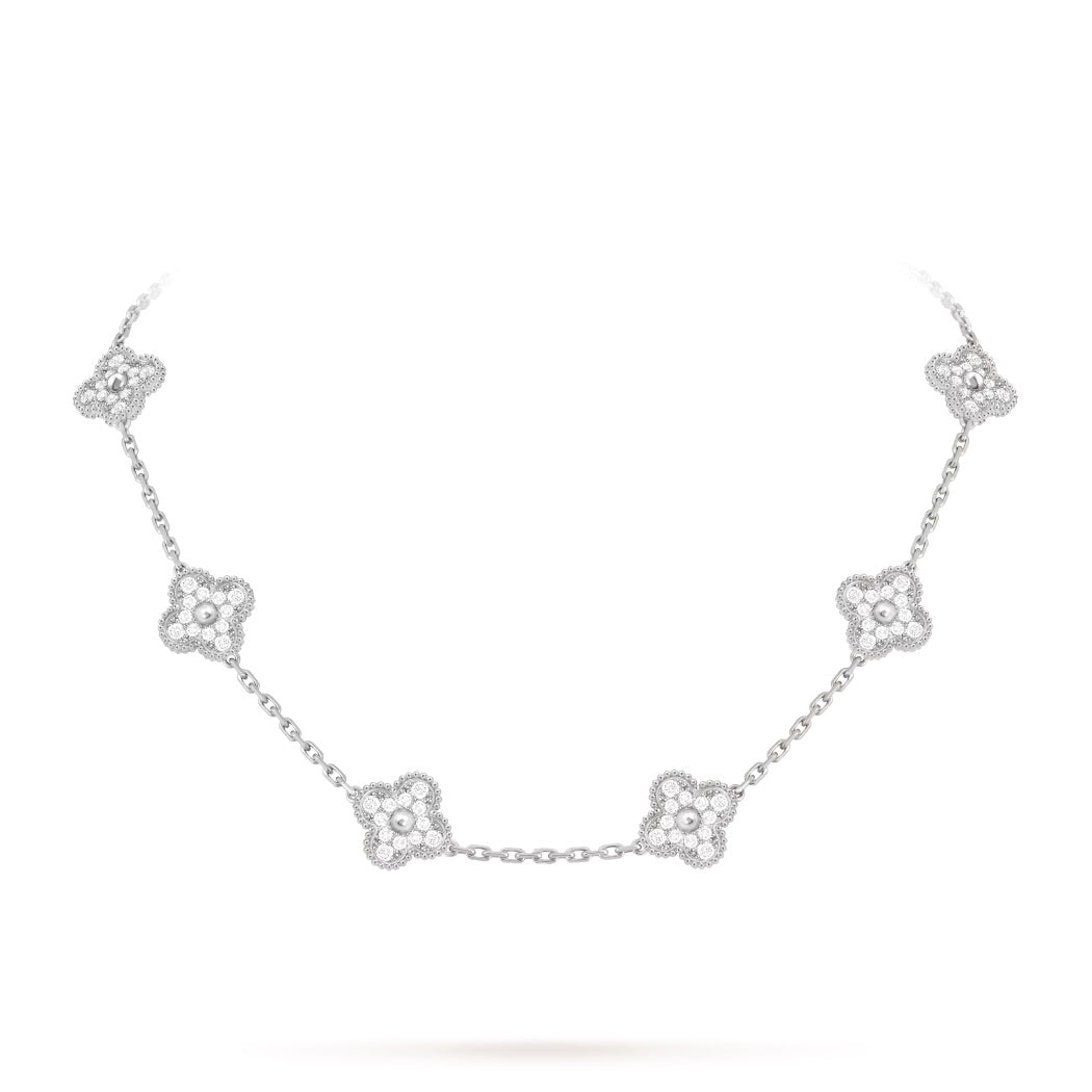 14ct Clover Charm Necklace