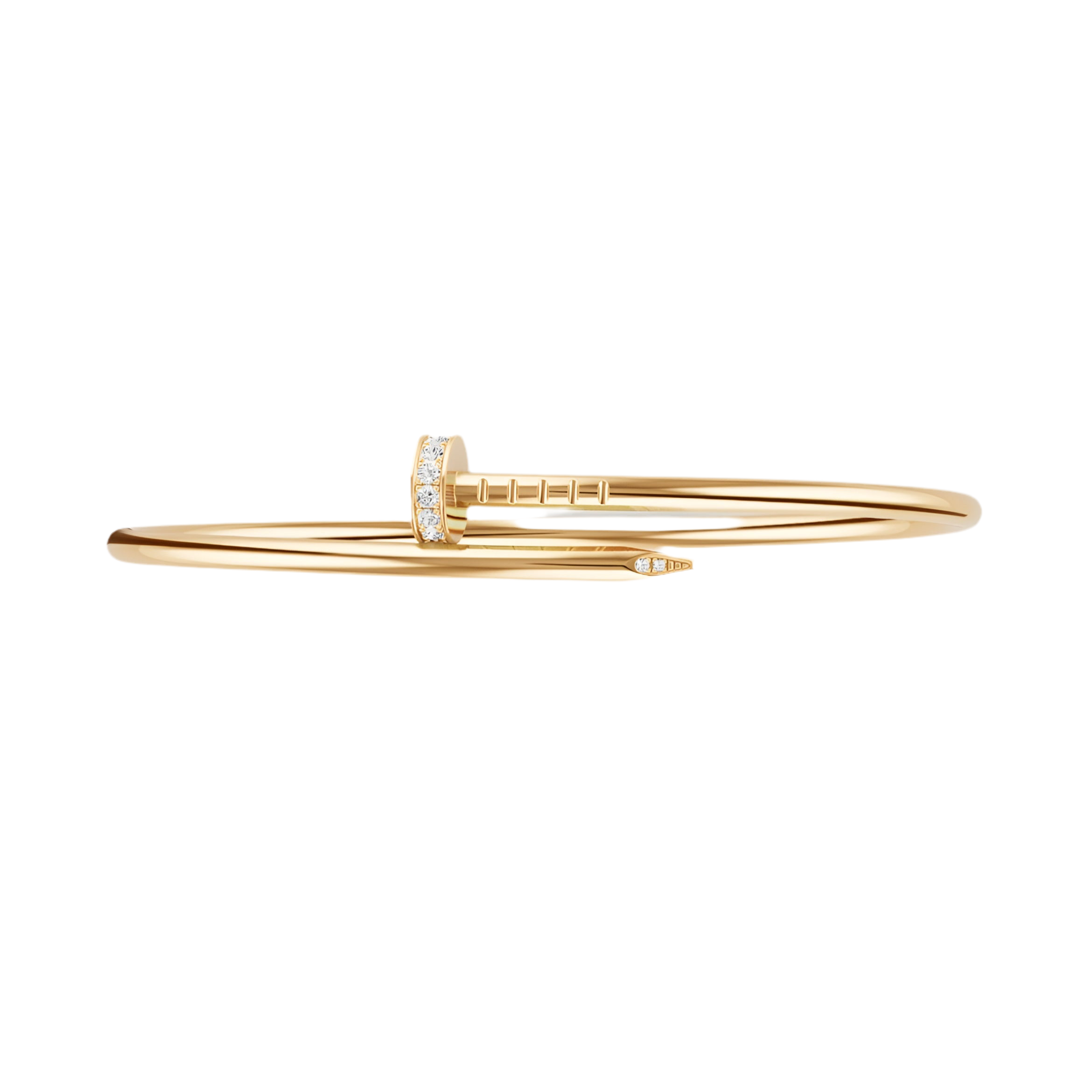 14ct Yellow Gold Nail Bracelet/Small